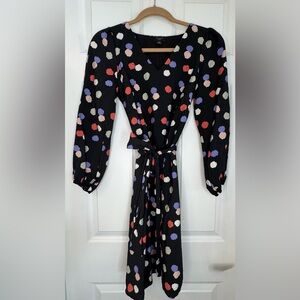 Ann Taylor Factory Long Sleeve Multicolor Dress. Size SP